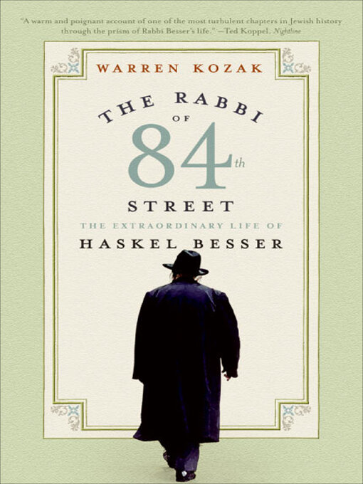 Title details for The Rabbi of 84th Street by Warren Kozak - Available